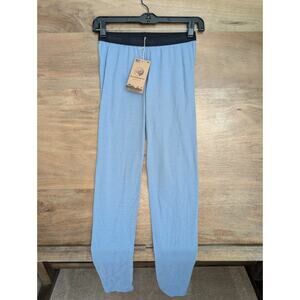 Duckworth Leggings Womens XS Light Blue Maverick Grown Spun Knit High Waist NWT
